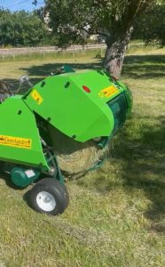 A small baler used by Cotswold Estates and Gardens.