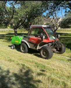 A tractor used by Cotswold Estates and Gardens for various landscaping projects.