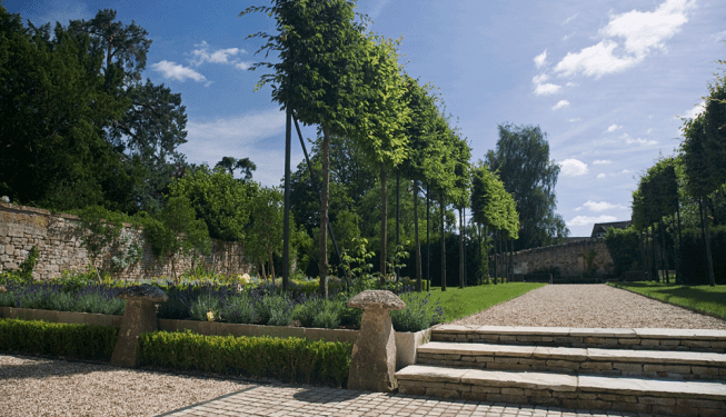 The garden project at Stretton-on-Fosse, showcasing the landscaping work by Cotswold Estates and Gardens.